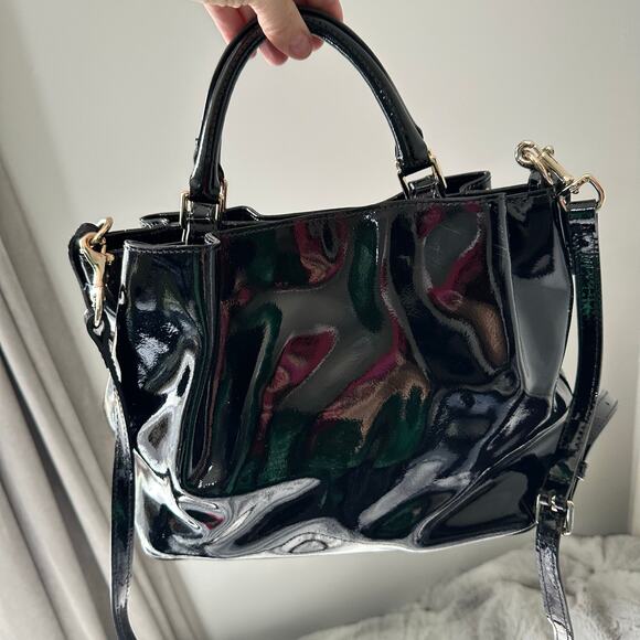 Dooney & Bourke Brenna Patent Leather bag black $411 - Picture 6 of 15
